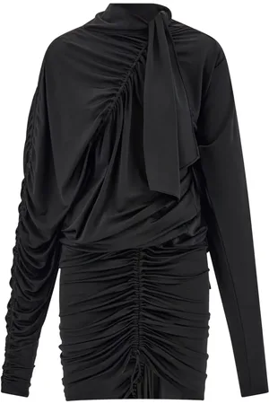 Salvatore Ferragamo Gathered detailing minidress