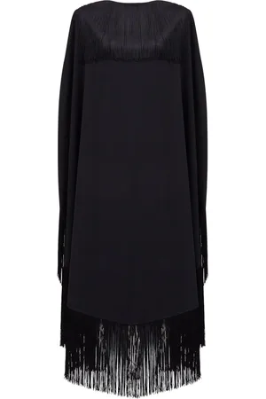 Maison Margiela Fringe-detail belted midi dress