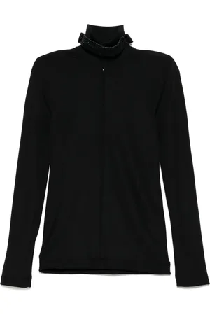 TOGA PULLA Glossy rib top