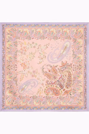 Etro Printed silk scarf