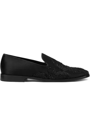 VERSACE Sequin-detailing slippers