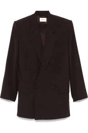 Saint Laurent Silk crepe blazer