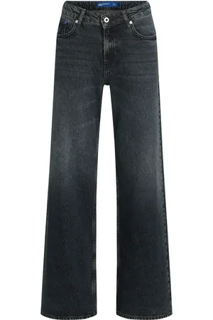Karl Lagerfeld Mid-rise relaxed jeans