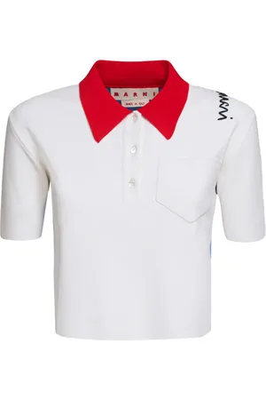 Marni Colour-block polo top