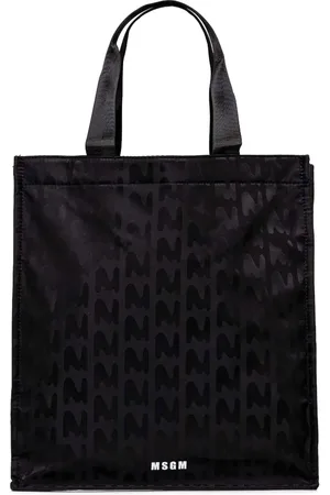 Msgm Logo-jacquard tote bag