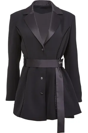 FLEUR DU MAL Tuxedo mini dress