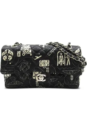 CHANEL 2016-2017 medium Double Flap Airline shoulder bag