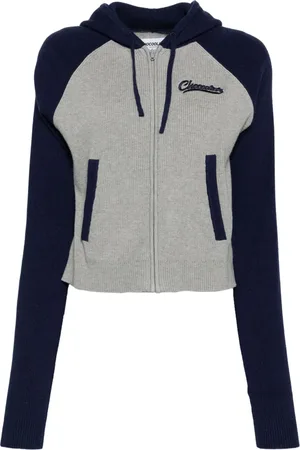 Chocoolate Embroidered-logo jacket