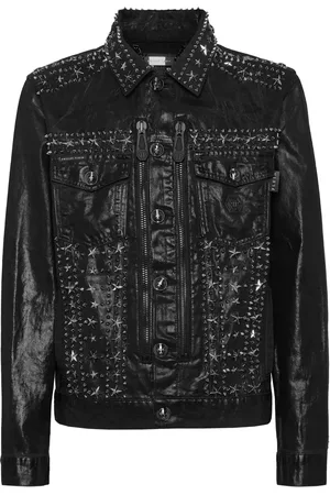 Philipp Plein Zip-up studded jacket