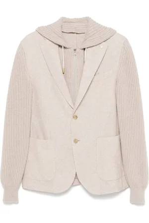 LUIGI BIANCHI MANTOVA Hooded blazer