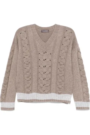 LORENA ANTONIAZZI Cable-knit sweater