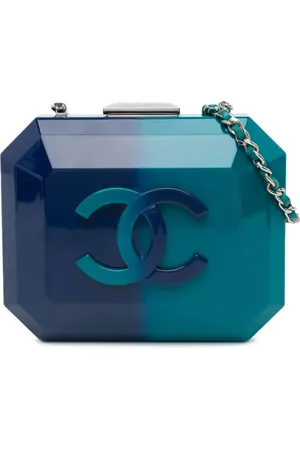 CHANEL 2014 CC Ombre Clutch on Chain crossbody bag