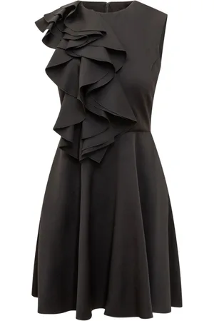 Rochas Ruffle-detailing mini dress