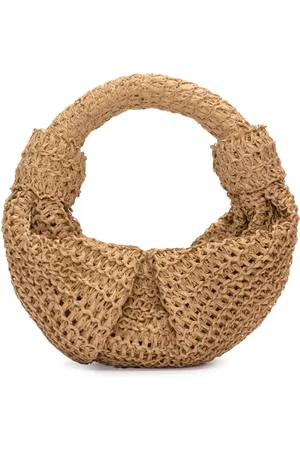 SIMON MILLER Raffia lopsy bag