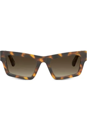 Moschino Logo-plaque sunglasses