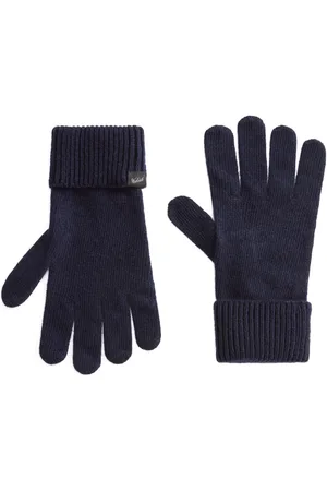 Woolrich Logo-appliqué wool gloves