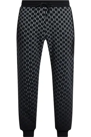 Karl Lagerfeld Monogram-pattern track pants