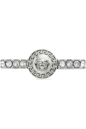 VERSACE Gianni Ribbon crystal ring