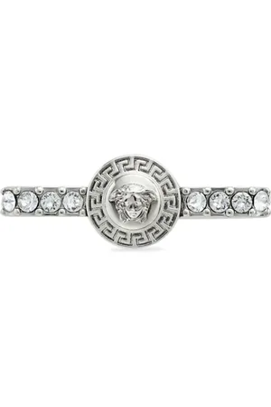 VERSACE Gianni Ribbon crystal ring