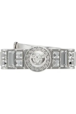 VERSACE Gianni Ribbon crystal ring
