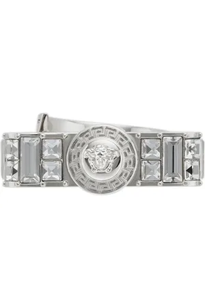 VERSACE Gianni Ribbon crystal ring