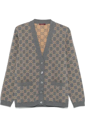 Gucci GG-jacquard reversible cardigan