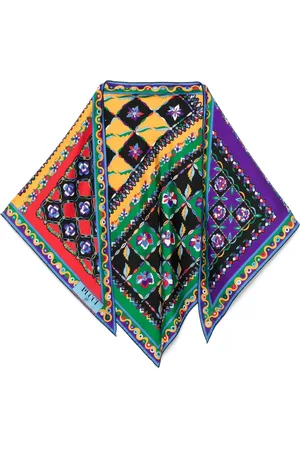 Puccini Festa-print silk scarf