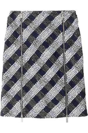Burberry Check tweed skirt