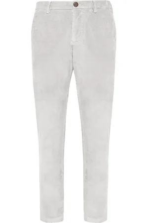 Boggi Milano Stretch-velvet trousers