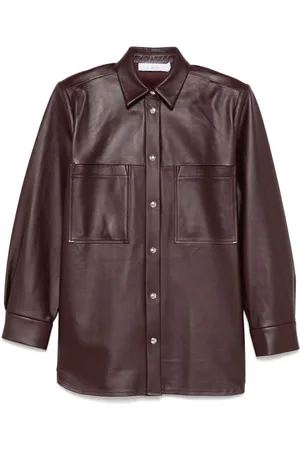 IRO Leather shirt jacket