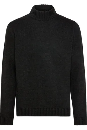 Boggi Milano Merino wool polo neck jumper