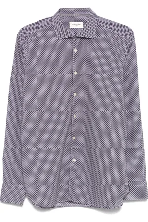 Tintoria Mattei Geometric-print shirt