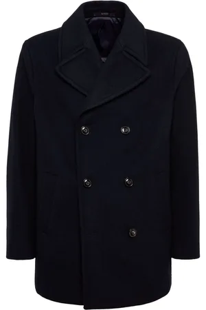 Boggi Milano Felted peacoat