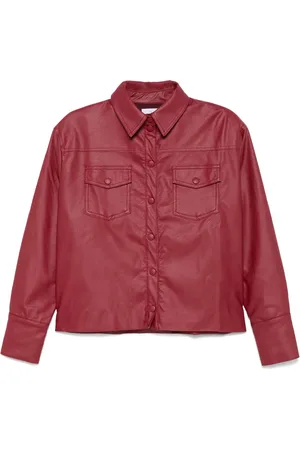 Ana Radu Faux-leather shirt