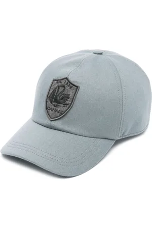 CANALI Logo-patch cap