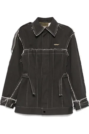 Elena Velez Darted denim jacket
