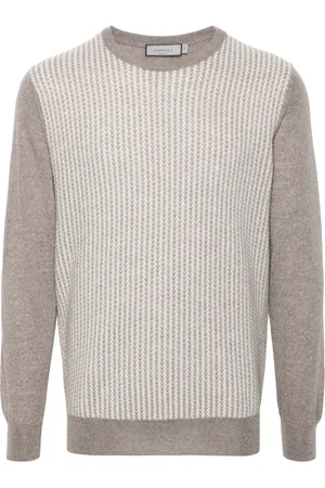 CANALI Geometric-pattern sweater
