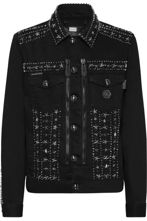 Philipp Plein Zip-up studded jacket