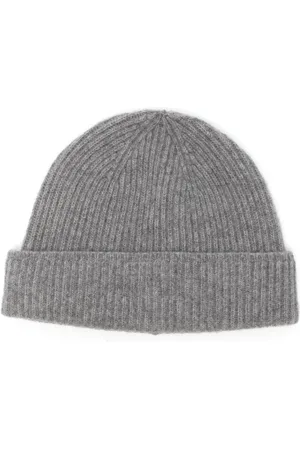 CANALI Ribbed beanie hat