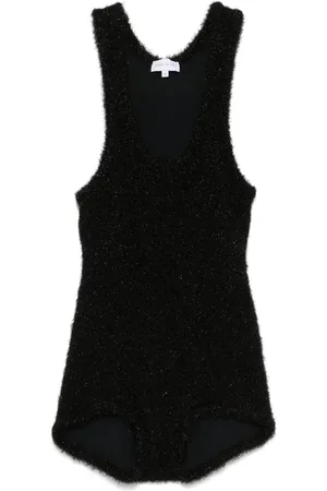 Ioana Ciolacu Fringed playsuit