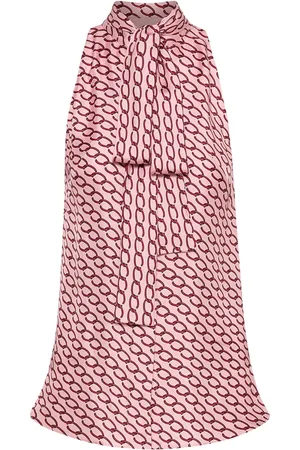 Oscar de la Renta Small Oscar chain-link sleeveless blouse