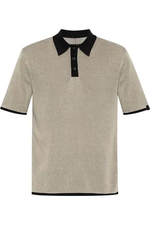 RAG&BONE Fine-ribbed polo shirt