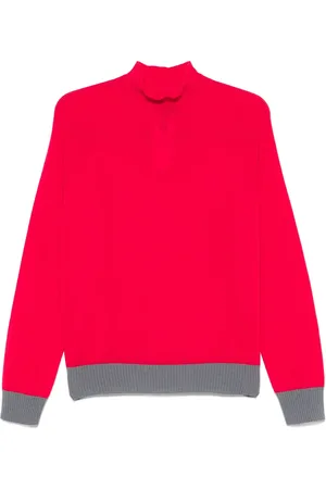 Emporio Armani Contrast-trim sweater