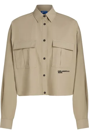 Karl Lagerfeld Boxy utility shirt