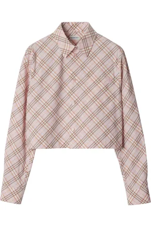 Burberry Vintage Check cropped shirt