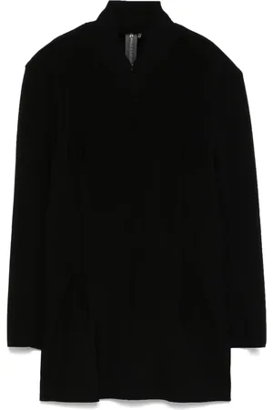 Norma Kamali Shoulder-pads zip mini dress
