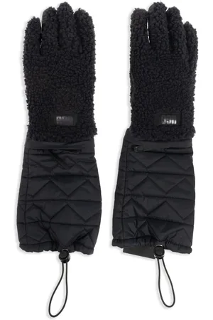UGG Faux-fur trim gloves