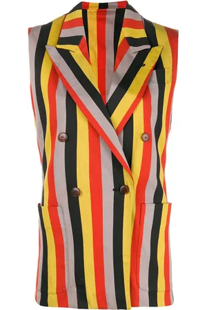 Jean Paul Gaultier Striped double-breasted waistcoat