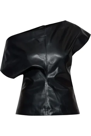 RAG&BONE Eleanor faux-leather top