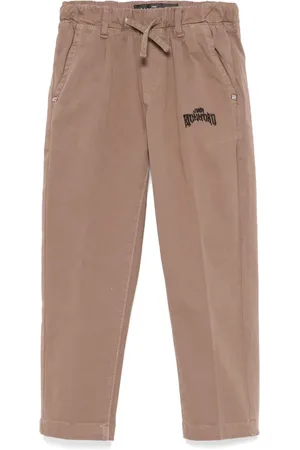 John Richmond Logo-embroidered trousers